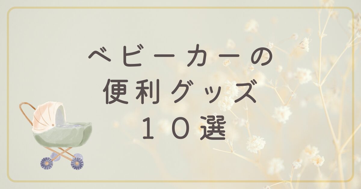 ベビーカー ストア 便利 グッズ ブログ